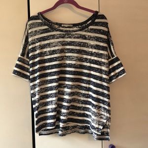 Gap Oversized Striped T-shirt L